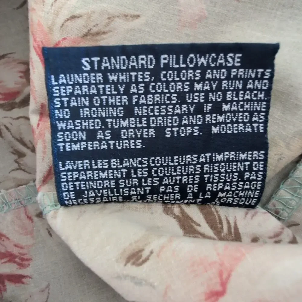 Ralph Lauren Charlette Rose Floral Standard Pillowcase Cotton Shabby Cottagecore